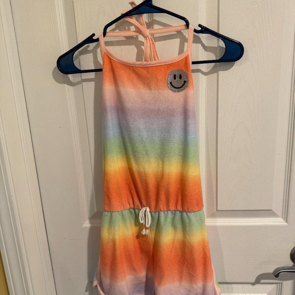 NWT Girls rainbow romper